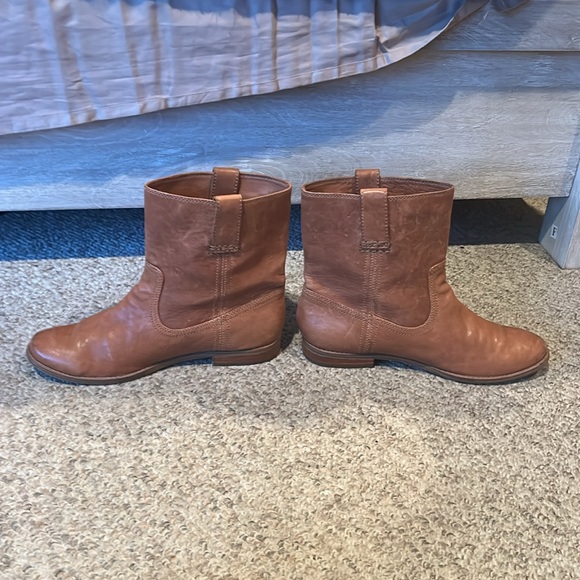 Frye Carmel leather Paige short riding pull on boots 8.5 - Picture 4 of 8